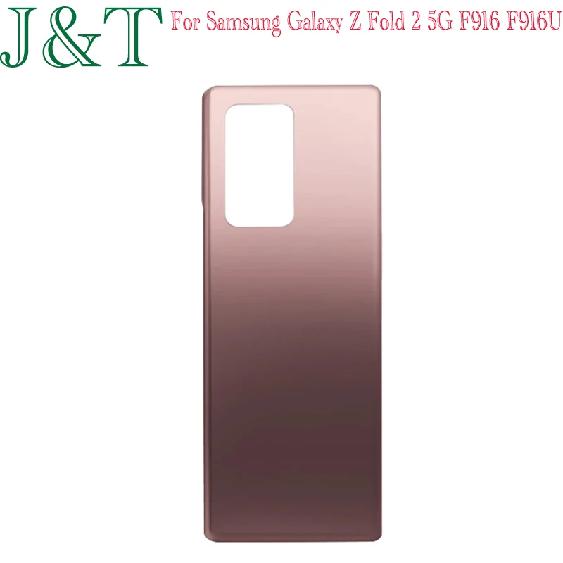 OEM For Samsung Galaxy Z Fold 2 5G F916 Battery Back Cover Z Fold2 Rear Door Glass Panel Housing Case with Camera Lens Replace