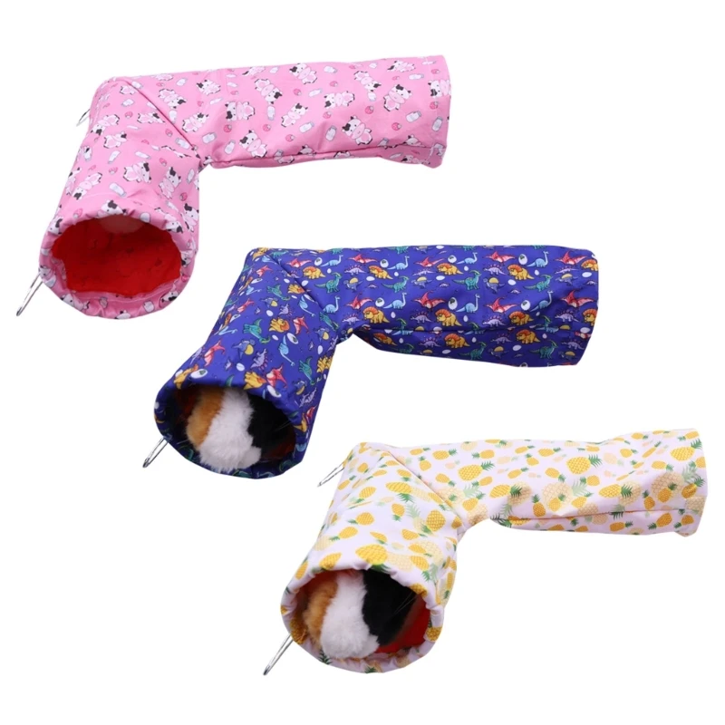 Rabbit Bunny Tunnel Hideout and Tubes Guinea Pigs Tunnel Hide Toy Hideout for Small Dwarf Rabbits Guinea Pigs Toy Y5GB