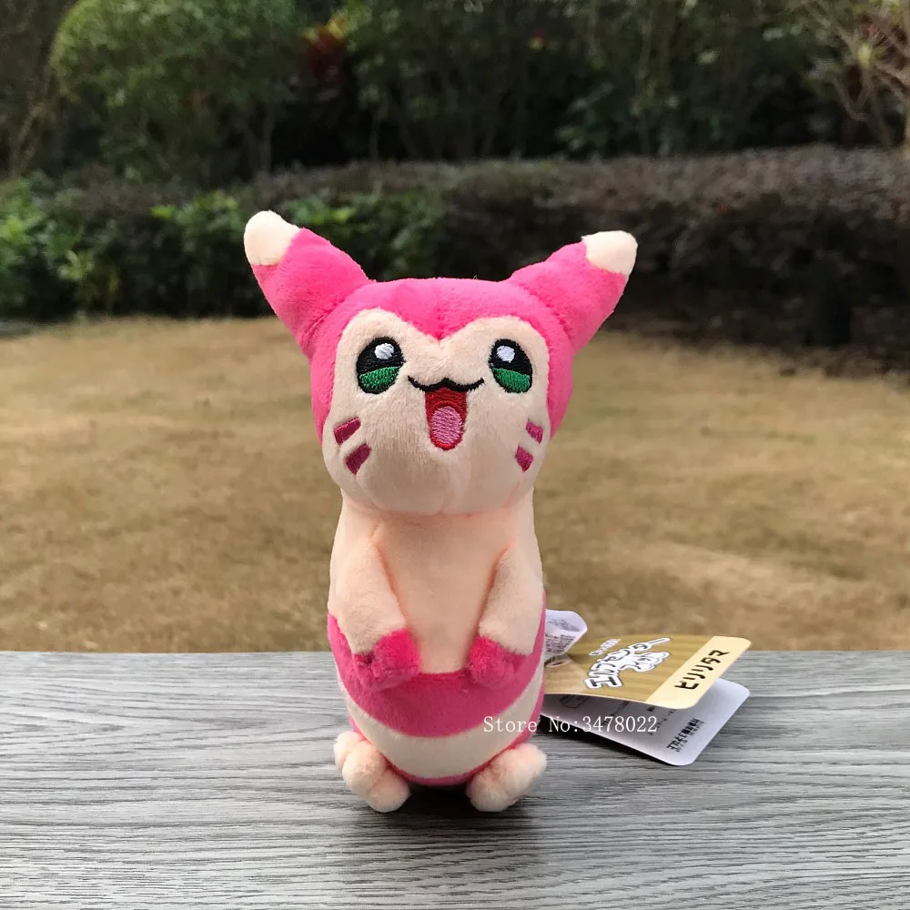 Cute Pokemon Plush Toy Shiny Furret Fit Stuffed Toys Soft Doll