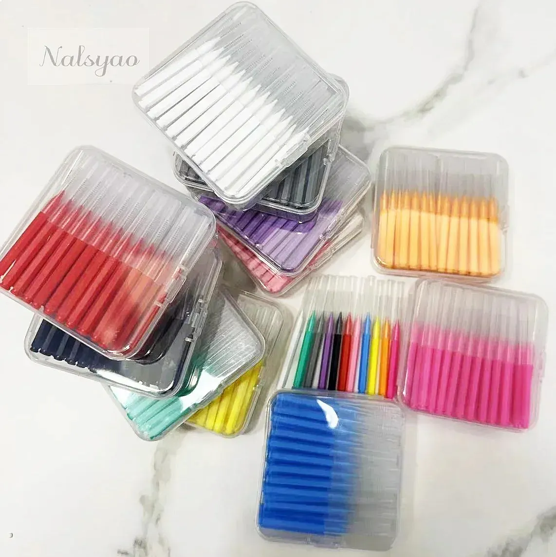 Oral Care 60Pcs Tooth Push-Pull Escova Removes Food Plaque Better Teeth Hygiene Cleaner