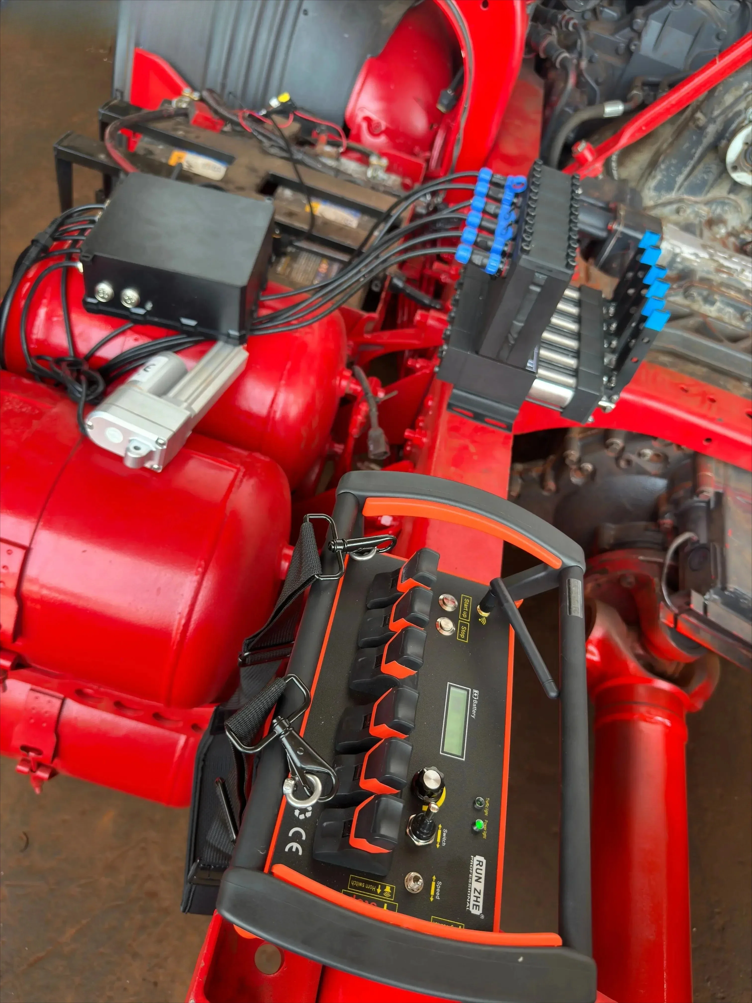 Fully Automatic 6 Joystick Wireless Radio Remote Control for Overhead Crane Hoist Industrial Hydraulic System