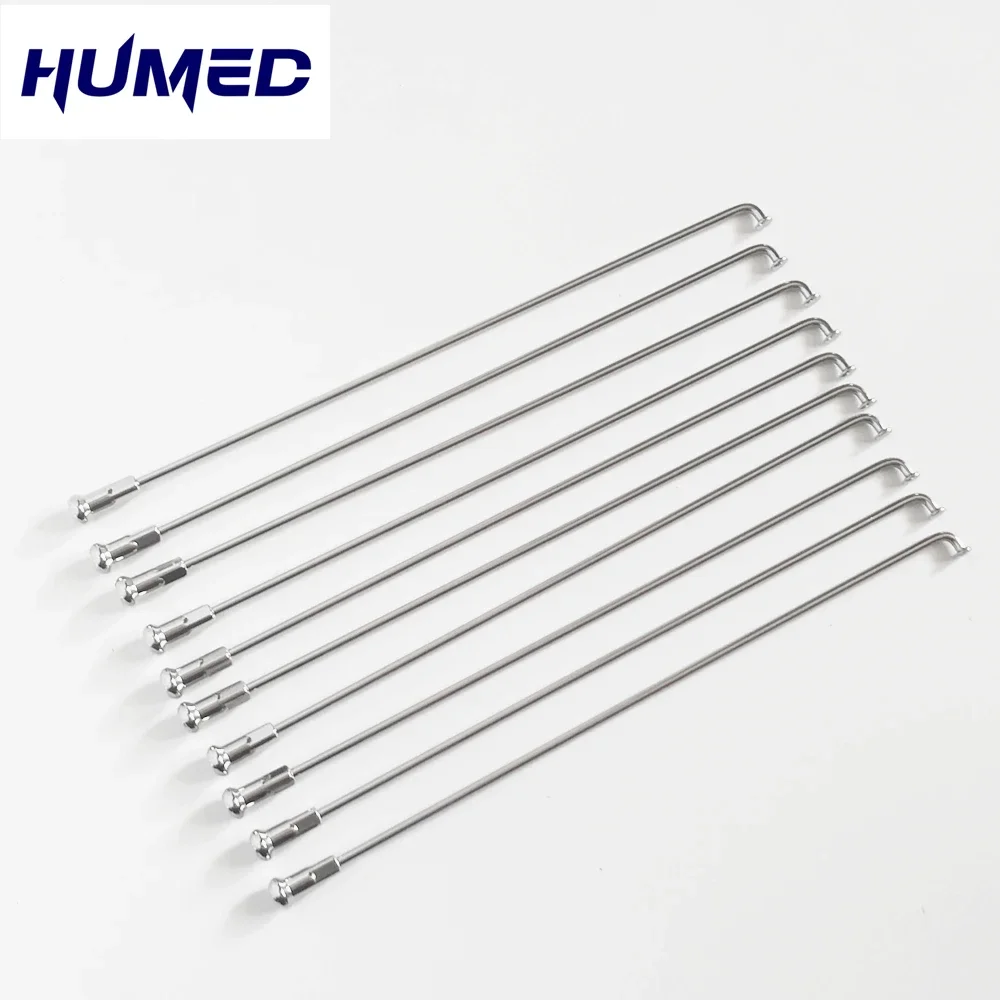 

36pcs/lot 11G Diameter 2.85mmLength 55-305mm J-bend Electric bike Spokes Material 304 Stainless Steel E-Bike Spokes With Nipples