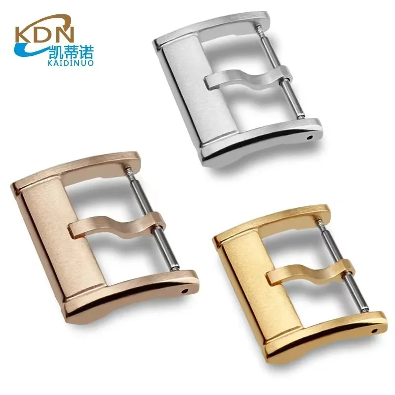 Watch accessories: stainless steel material, 18/20mm high-grade belt buckle, silicone watch buckle, solid luxury buckle