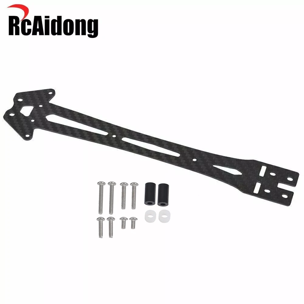 1/10 RC Auto Funkfernsteuerungs-Halterung TT01 Carbonfaser-Oberdeck für Tamiya TT-01 Typ-E 51319 Chassis Upgrade-Teile