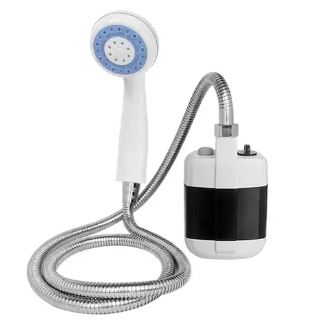 휴대용 캠핑 샤워 야외 샤워 펌프 캠핑 자동차 세척 원예 애완 동물을위한 USB 충전식 전기 샤워 펌프
