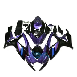 High Quality Motorcycle Fairings Fit For Suzuki GSXR600 2006 2007 Purple Injection Fairing GSX-R750 06 07 GSXR750 K6 K7