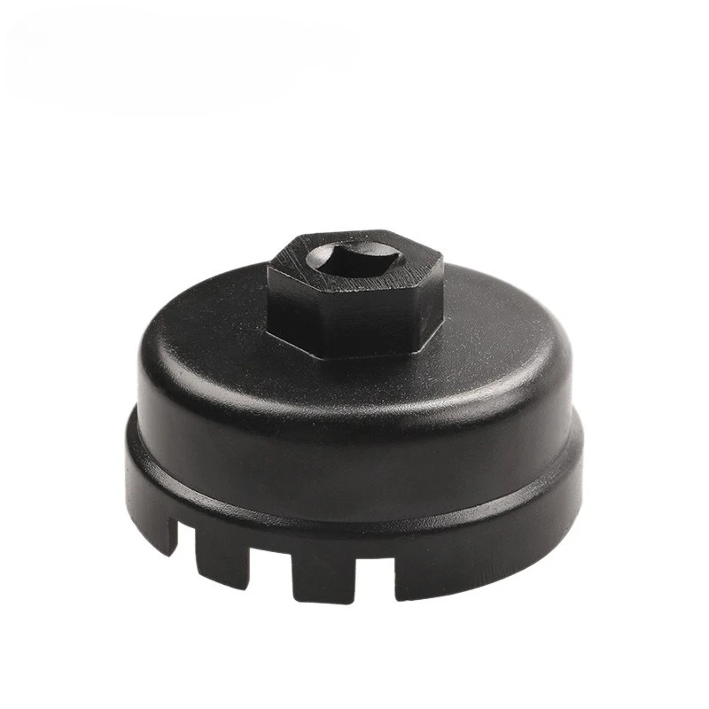 

Oil Filter Cap Wrench Cup 65MM 14 Flutes Aluminum Car Filter Cover Cap Wrench Housing Remover Tool for Toyota 4 Cylinder Lexus