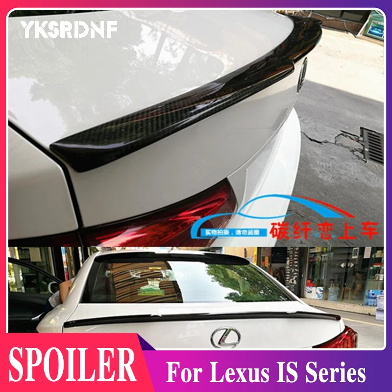 

Fit For Lexus IS250 IS300 IS350 2007 2008 2009 2010 2011 2012 2013 Carbon fiber Primer Color Exterior Rear Wing Spoiler