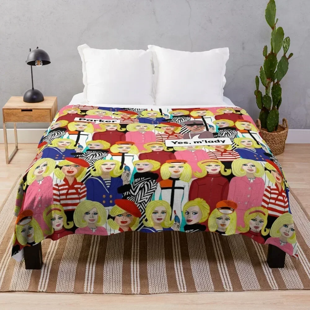 

Thunderbirds Lady Penelope Style and Parker Throw Blanket Warm Cozy Throw Blanket for Living Room Couch