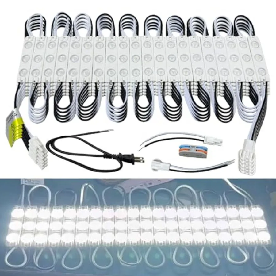 

Светодиодный модуль 6500K AC 110V 1.5W для домашнего портативного освещения, комплект для гаража, рекламных вывесок и световых букв