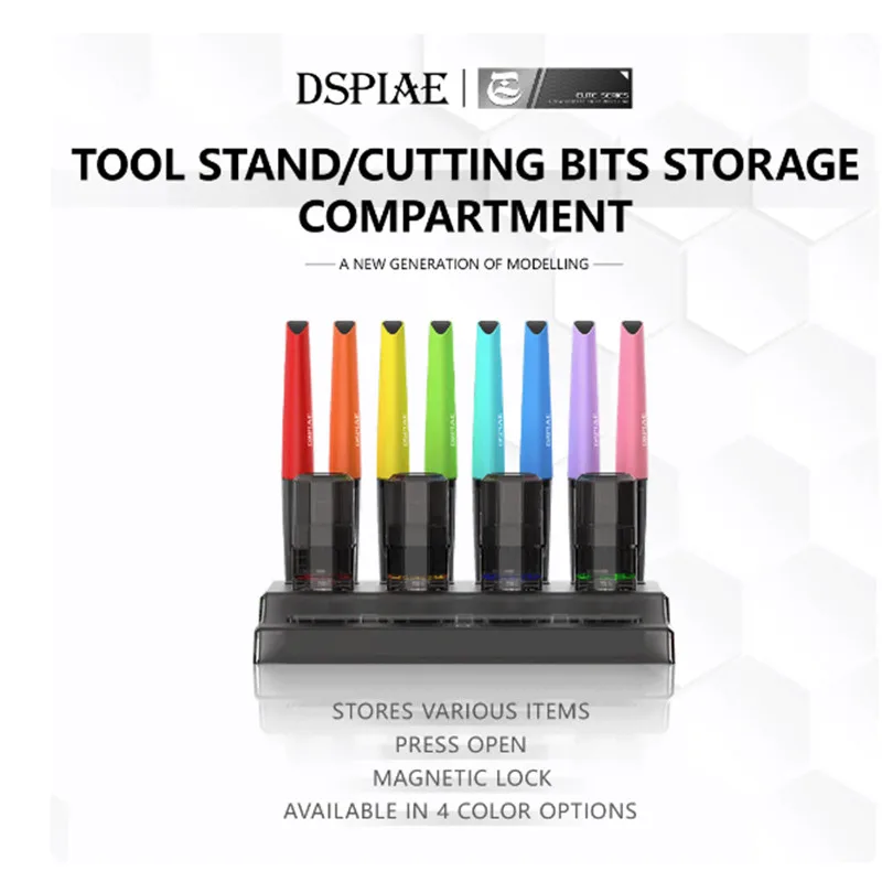 DSPIAE TOOL STAND/CUTTING BITS STPRAGECOMPARTMENT