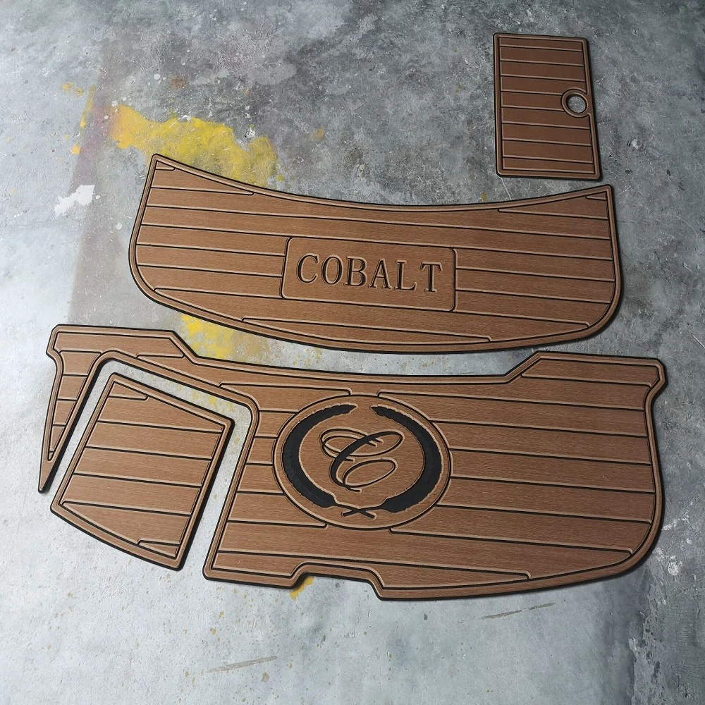 2004 Cobalt 240 Swim Platform Step Pad Boat EVA Foam Faux Teak Deck Floor Mat SeaDek MarineMat Gatorstep Style Self Adhesive