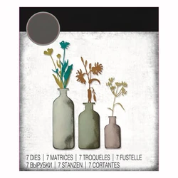 2023 November New Retro Vase Flower Metal Cutting Dies For Craft Making Festival Greeting Card Scrapbooking No Stamp