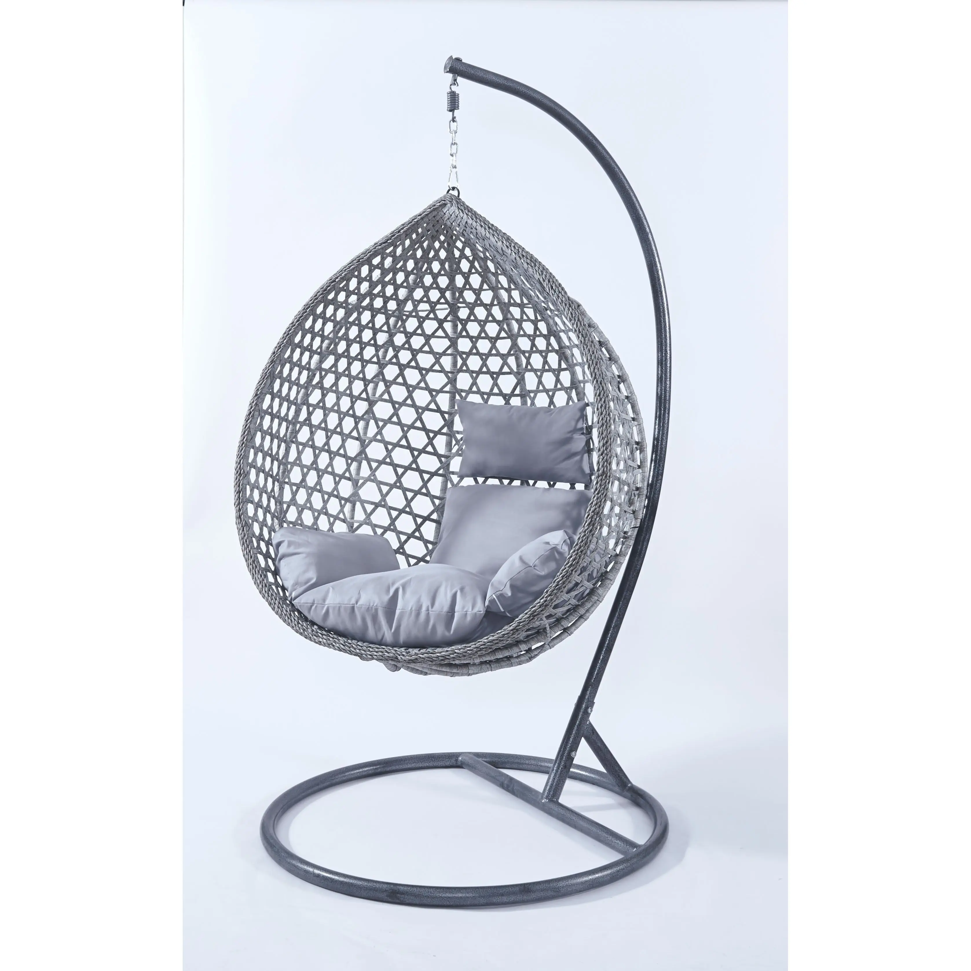 كرسي بيضاوي معلق ثابت من الخوص - مراجعة Outdoor Furniture India وسعره