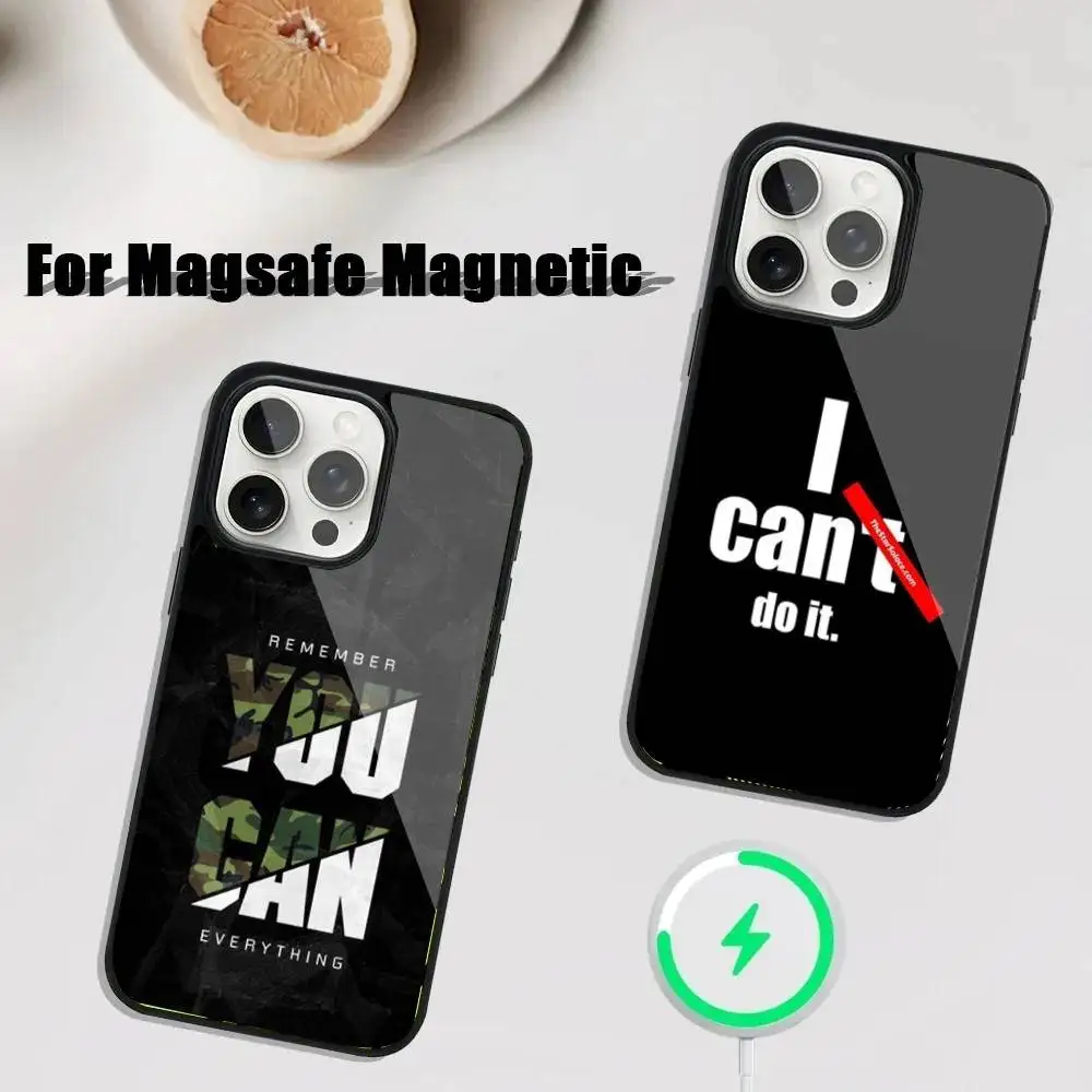 

Inspirational Quotes Phone Case For iPhone 16,15,14,13,12,11,Plus,Pro,Max Mini Magsafe Magnetic Wireless Charging
