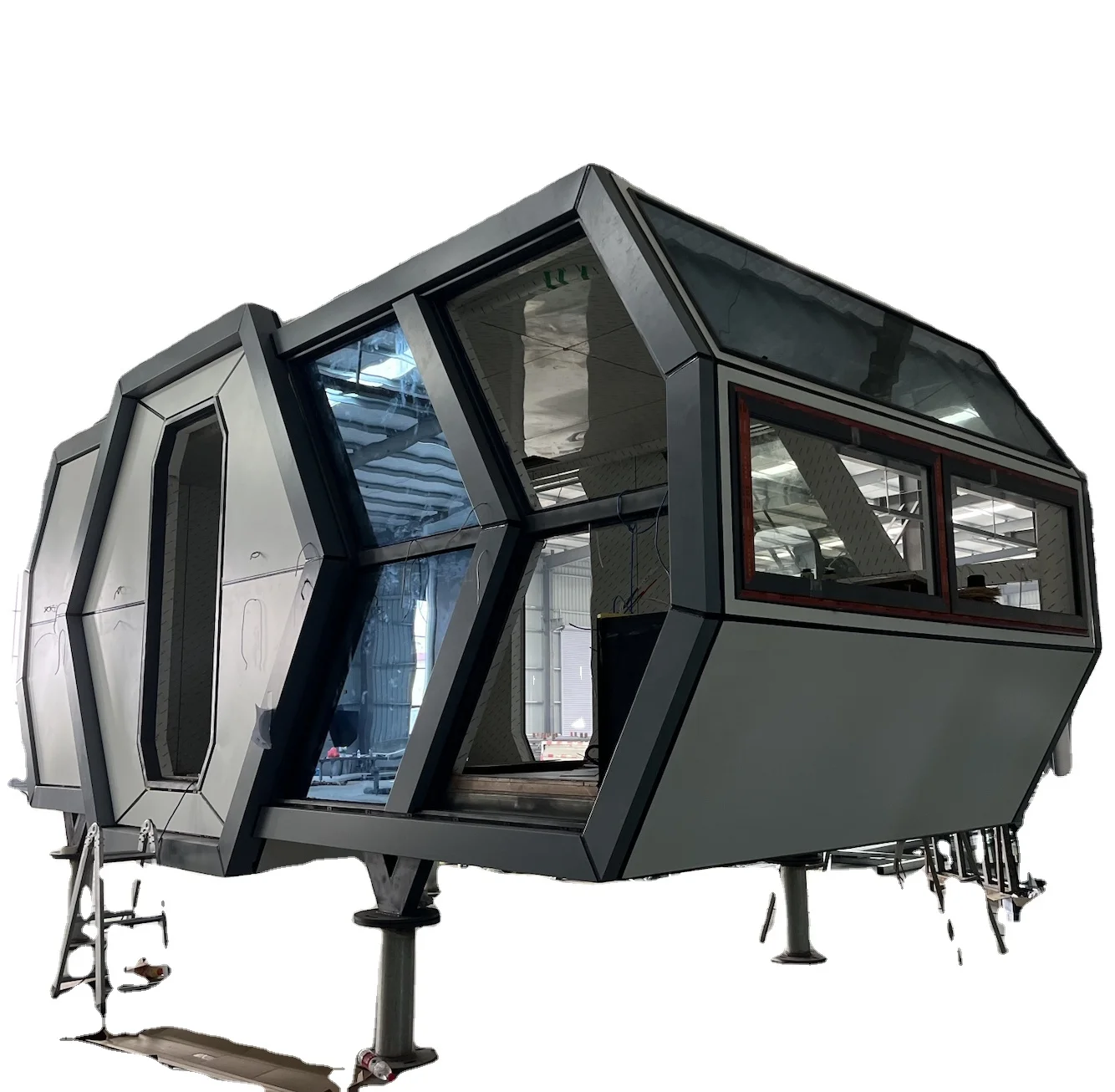 Prefab economic Movable  tiny ricated hotel mobile homestay cabin modular office pod Hangfa apple warehouse