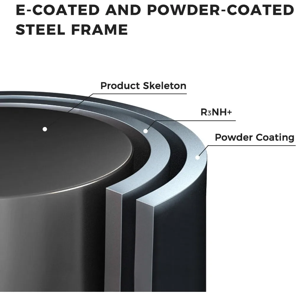 Grand patio Rocking Chair Indoor and Outdoor, Metal Patio Lounge Rocking Chair with Thick Cushion, Comfy Modern Rocker for Livin
