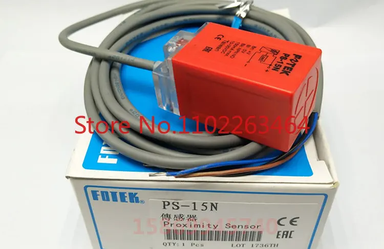 

Original FOTEK PS-10N Yangming proximity switch PS-15N DC NPN three-wire NPN normally open