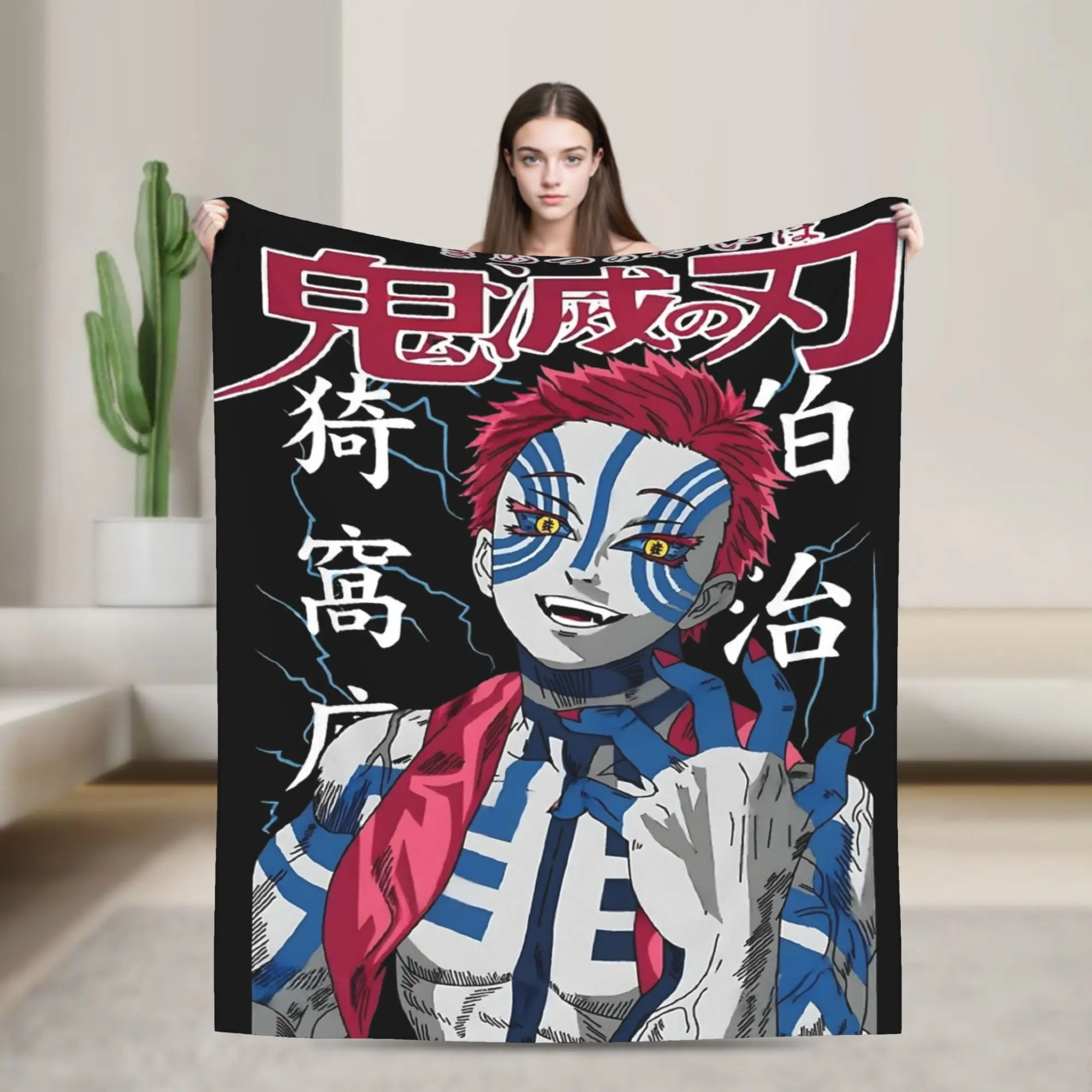 

Одеяло аниме «Убийцы демонов Akaza», очень мягкие и теплые одеяла разных размеров для дивана, дивана и кровати