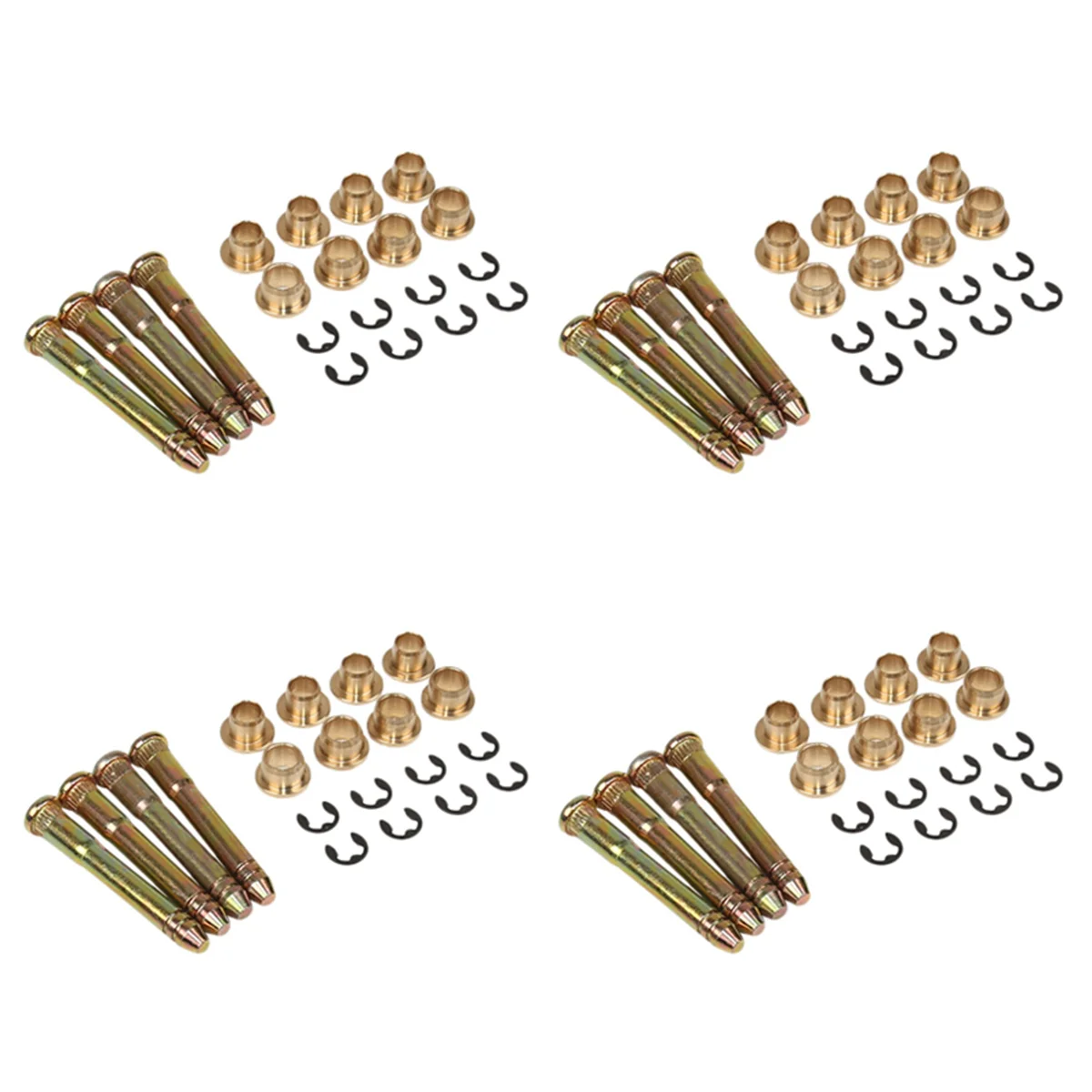 4X Car Door Hinge Pins Pin Bushing Repair Kit Fit For Honda Civic Accord Cr-V Crx Ek Eg view 5