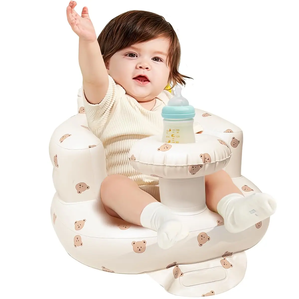 PVC Baby Inflatable Small Sofa Learning To Sit Baby Learning Seat Bath Bath Stool Portable Folding Toys Kids Sofa Sofa for Kids