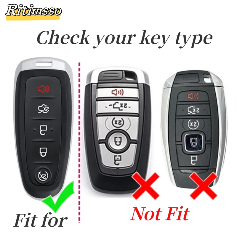 TPU Car Remote Key Case Cover Shell Fob For Ford Edge Explorer Escape Focus Taurus Flex Lincoln MKS MKT MKX MKZ Navigator