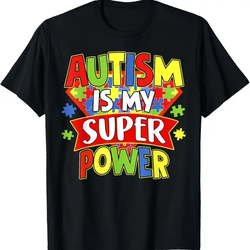

Autism Is My Super Power Awareness Day Boys Toddlers T Shirt