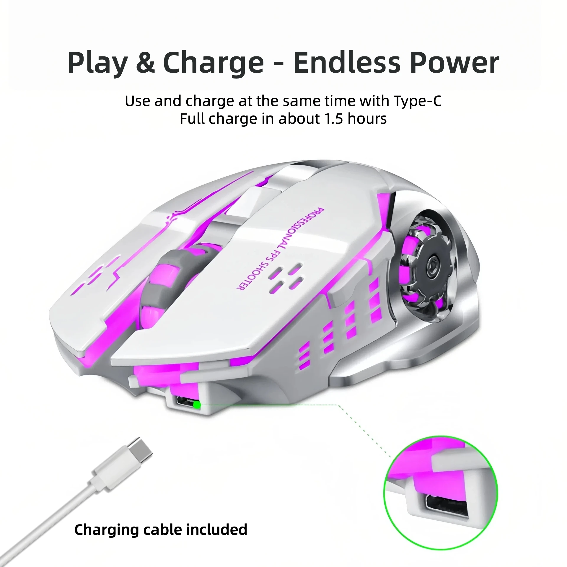 Souris sans fil Bluetooth RGB  - Gaming Console Ipad avis et prix
