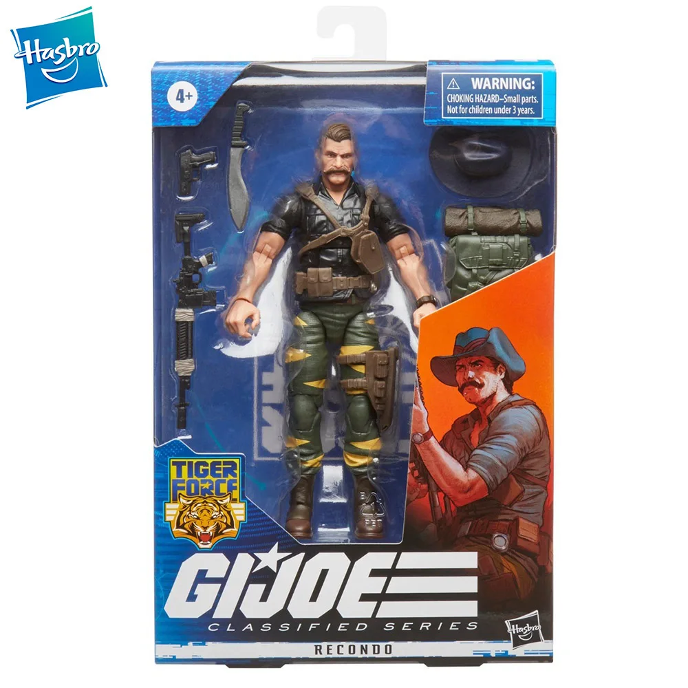 In Stock Original Hasbro G.i. Joe Classified Series Tiger Force Recondo Anime Figure Action Figure Model Collection Toys for Boy