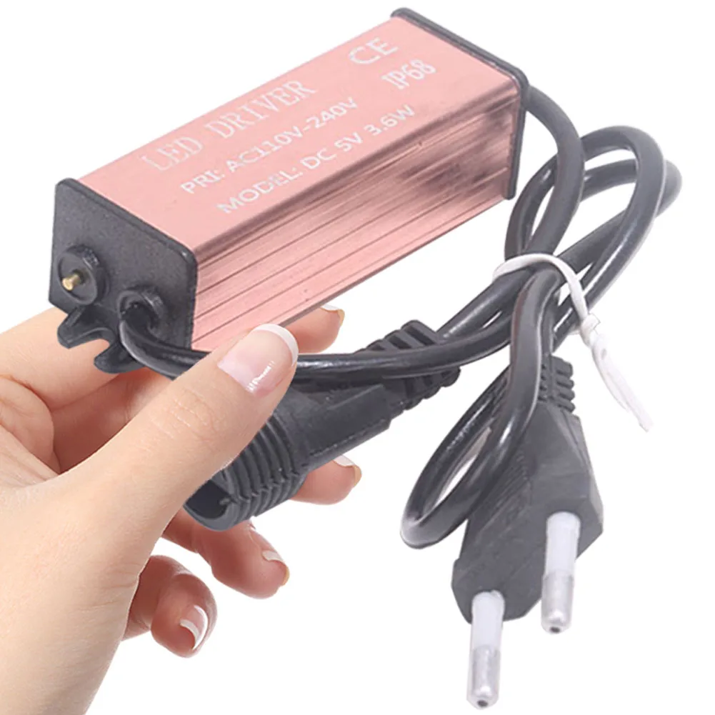 

5V/24V Low Voltage LED Transformer Power Off Memory Waterproof EU Power Adapter EU Plug LED Transformer for Outdoor LED Lights