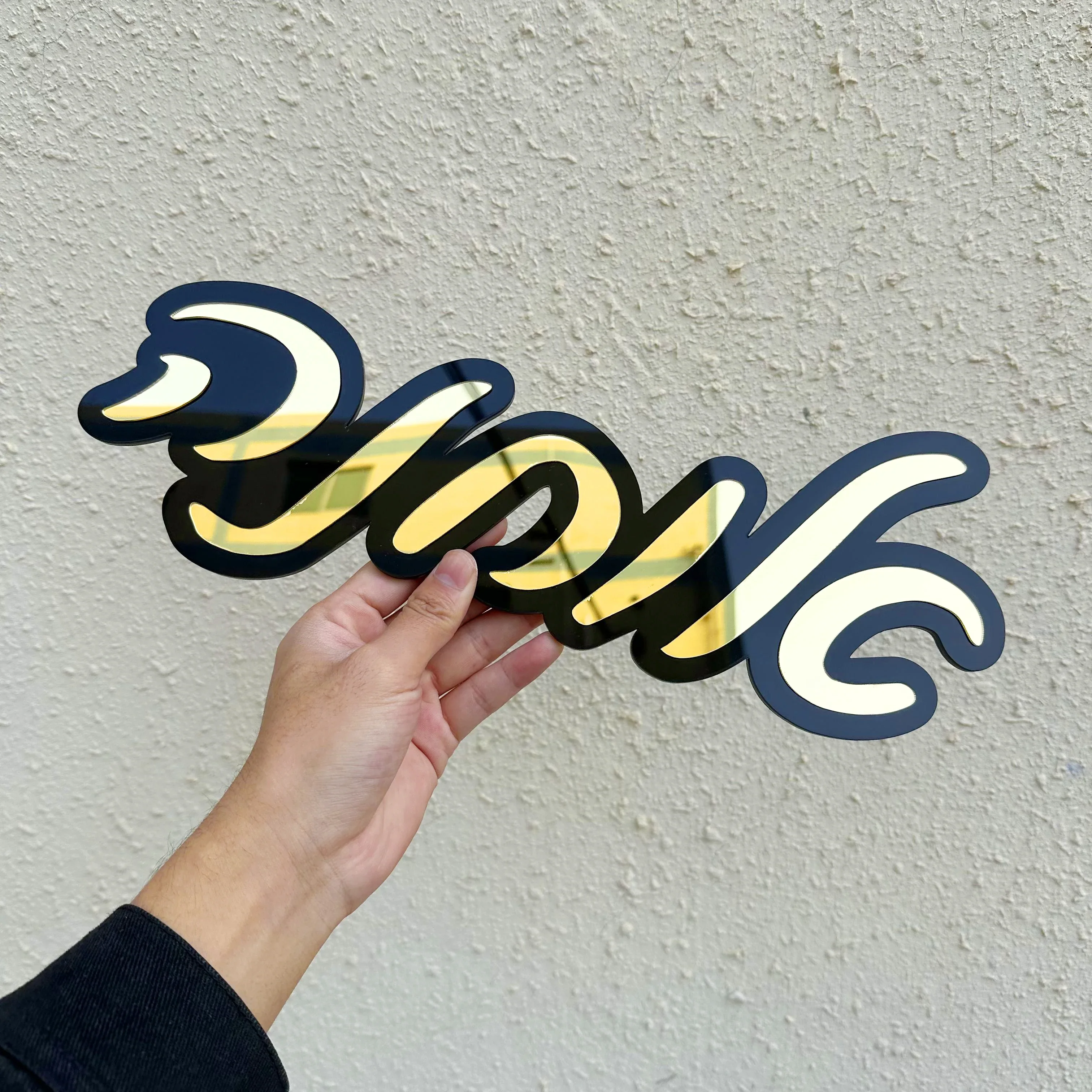 Personalized Entrance Sign for Home Wedding Birthday Party Decoration Wall Decor Custom Sign in Hebrew 3D Baby Crib Name Sign