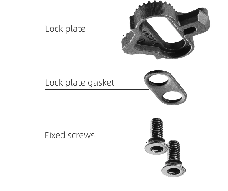 ROCKBROS MTB Fahrradpedale 2-in-1 Flach-/Klickpedal Mountainbike Rutschfeste Kraftsparende Nylonpedale Wasserdichte Gedichtete Lager – Detail 12