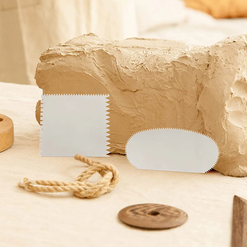 

Sculpting Clay Scraper Tool 2Pcs Essential Pottery Carving Set for Ceramic Modeling Polymer Crafting and DIY Art Design