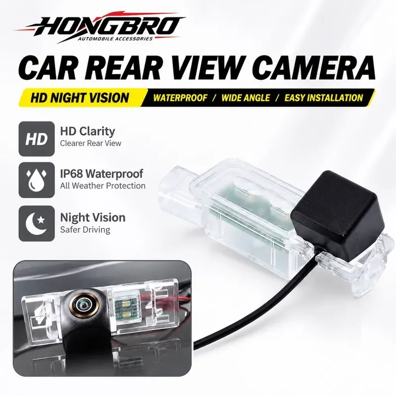 For Peugeot 407 406 Coupe 106 1007 307 308 607 806 HD AHD 1080P Rear View Camera Backup Parking Monitor Auto Accessories