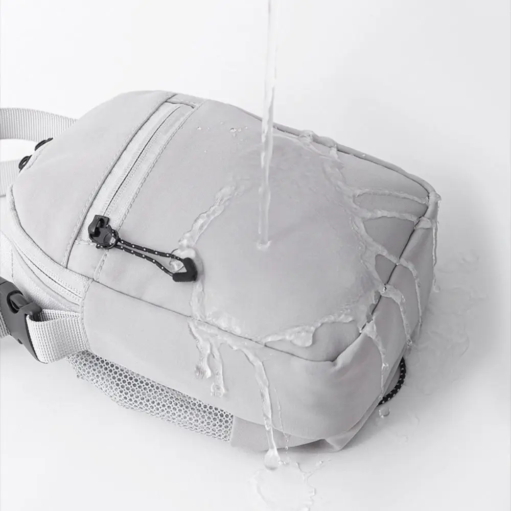 حزام الكتف شبكة زجاجة ماء الناقل حقيبة النايلون الجبهة جيب Crossbody زجاجة ماء محفظة المحمولة افتتاح كبير