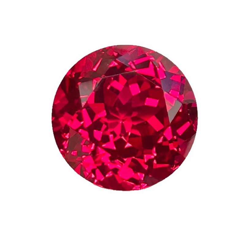 Wunderschöner loser Rubin, runder Schliff, 12,0 mm, 6,0 ct, UV-Test bestanden, Mohs-Härte, Edelstein für Schmuckherstellung/Sammlung/Geschenk, Edelstein – Detail 2