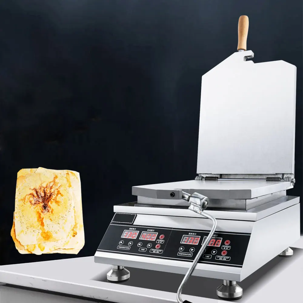 Commercial Crepe Pancake Machine Seafood Crepe Maker Fossil Cake Machine Octopus Senbei Pancake Machine