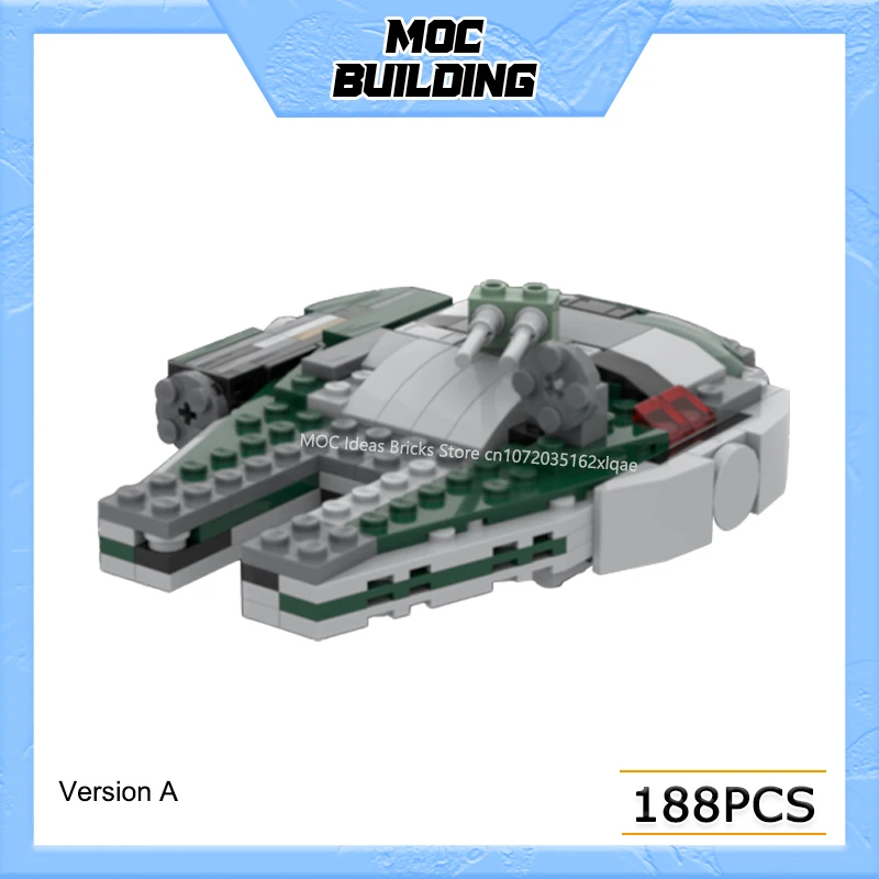 

﻿ Конструктор MOC: Модель звездолета из космической серии фильмов, креативные игрушки-космические корабли, набор для сборки своими руками, коллекционные кирпичики, подарки для демонстрации