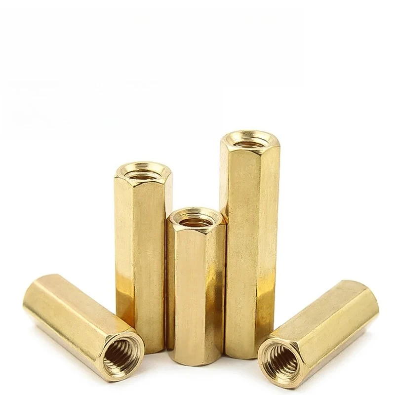 M2 M2.5 M3 M4 M5 M6 Brass Double Hexagonal Isolation Column Thread PCB Motherboard Nut Hollow Column
