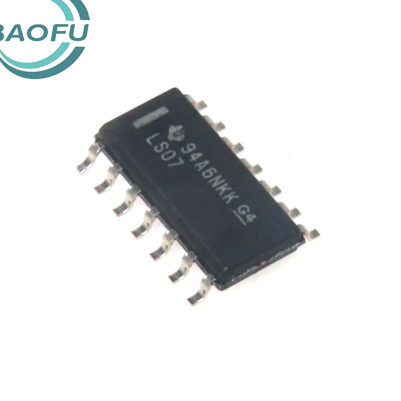 5pcs Newly imported original SN74LS07DR SOIC14 collector open circuit high voltage output hexadecimal buffer