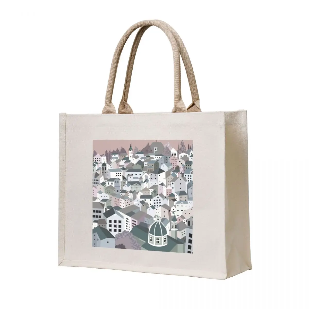 

Corfu Town Greek Island Greece Tote Bag canvas tote bags bags for women Gift bags cute tote bag