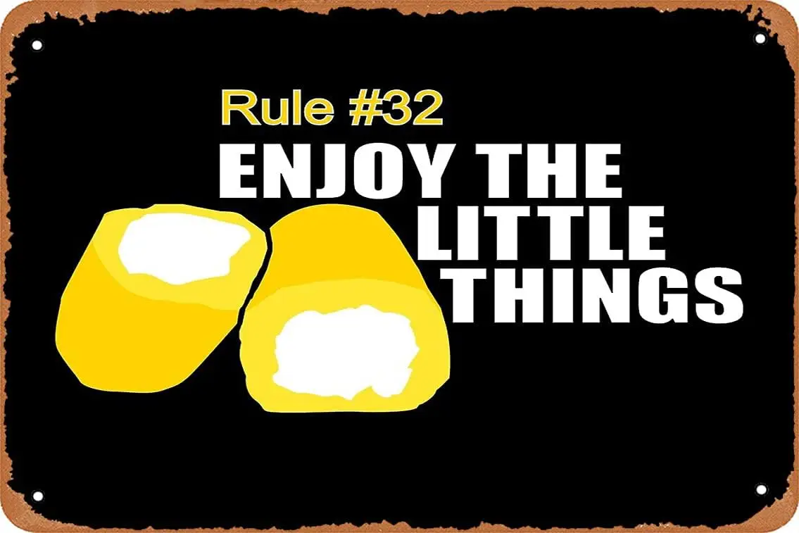 NIUMOWANG Metal Sign - Zombieland - Rule 32 Tin Poster 12 X 8 Inches 1pc sign sign