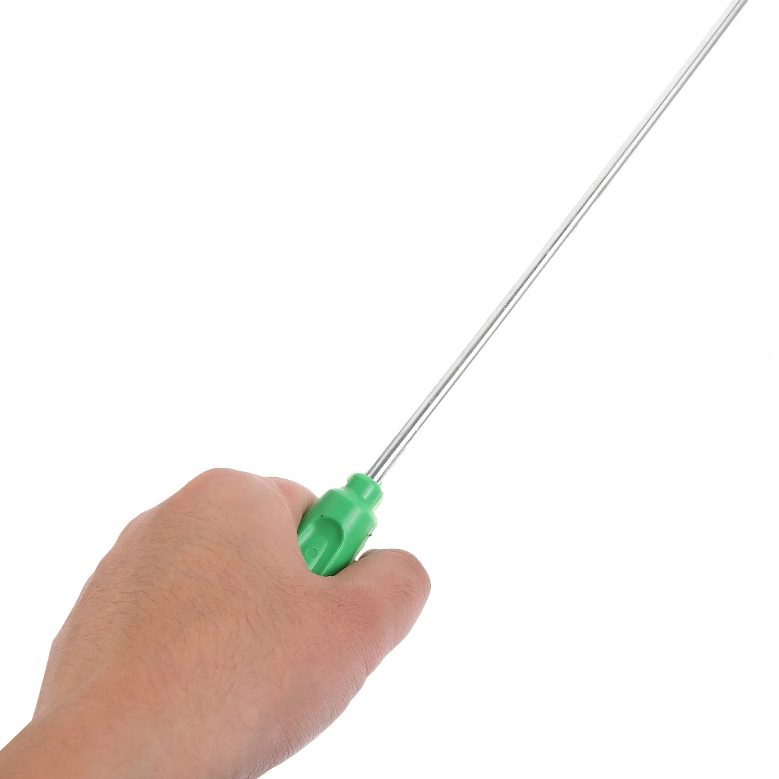 

Fireplace Hook Tool 43cm Green Handle Fire Poker for Camping BBQ Outdoor Indoor Fireplace Accessories Portable