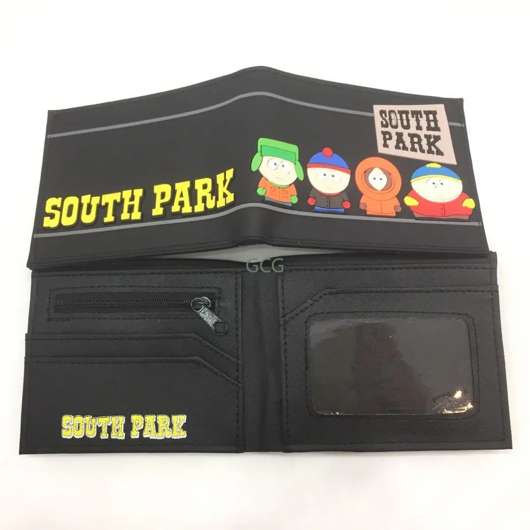 Eric Cartman Kenny McCormick Student wallet Stan Marsh South Park Cosplay accessories Anime purse universal Boys girls gift