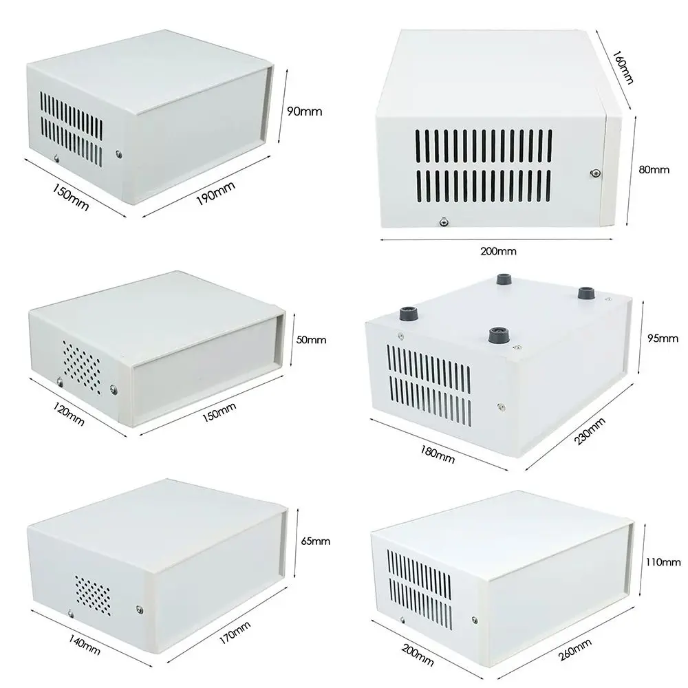 Módulo electrónico para interiores y exteriores, caja de conexiones DIY, carcasa de instrumentos, carcasa de proyecto, caja de carcasa electrónica