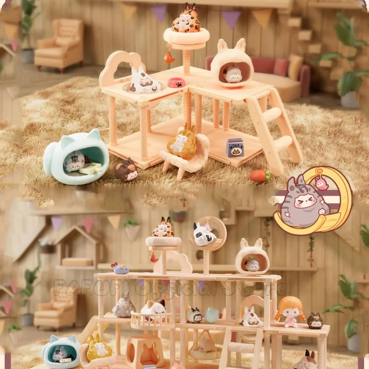 

Suplay KIKI Meow Apartment Series слепая коробка Mystery Box Caixa Sorpresa аниме фигурки для девочек милая модель подарок на день рождения