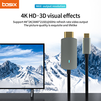 usb c to HDMI-compatible 1.8M Cable Type C to HD-MI Converter 4K60HZ USB 3.1 HDTV Cable Adapter for MacBook Samsung Xiaomi