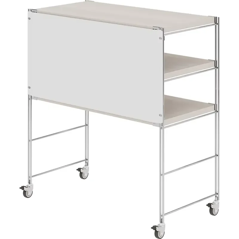 Modern Metal Storage Shelves Movable Commercial Countertop Rack for Living Room School Hospital Chinese Factory Direct Supply
