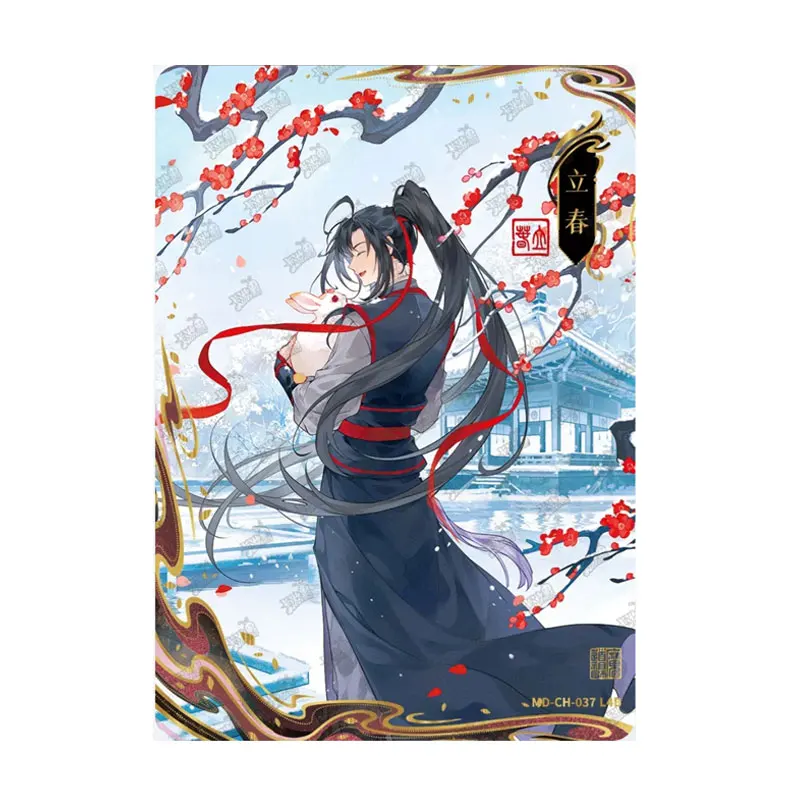 

Подлинная серия KAYOU Mo Dao Zu Shi 4 CH (037-048)/Hide Q(001-007)/YX(037-048) Коллекционная карта Drunken Dream Chapter с одним листом