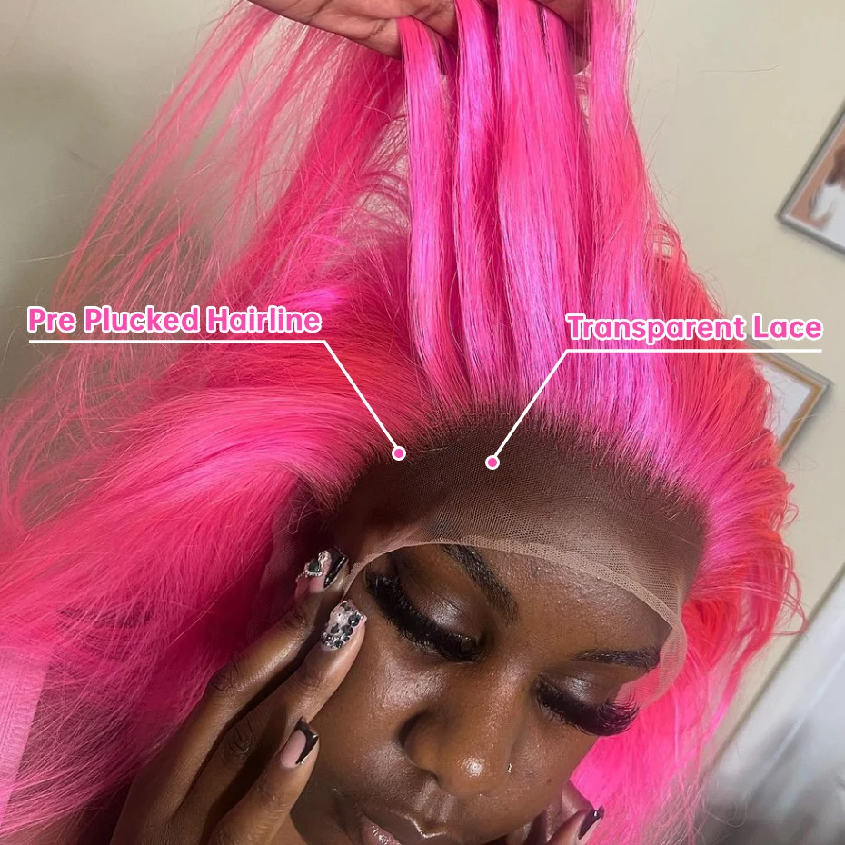 باروكات شعر بشري مستقيم باللون - مراجعة Lace Front Wig وسعره